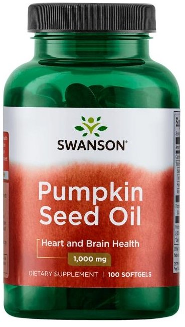 Swanson moliūgų sėklų aliejus, 1000mg, maisto papildas