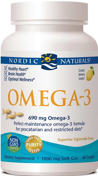 Nordic Naturals Omega-3 kapsulės