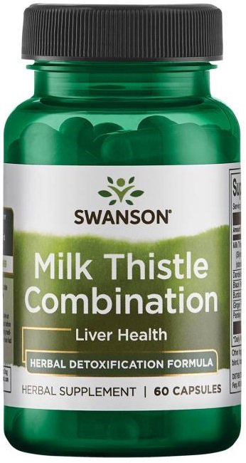 Swanson Milk Thistle Combination kapsulės kepenų sveikatai