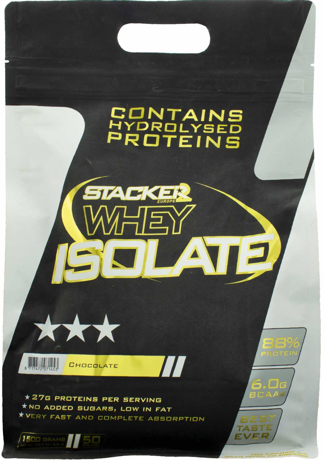 Maisto papildas Stacker2 Europe Whey Isolate, Vanilė, 1500 g