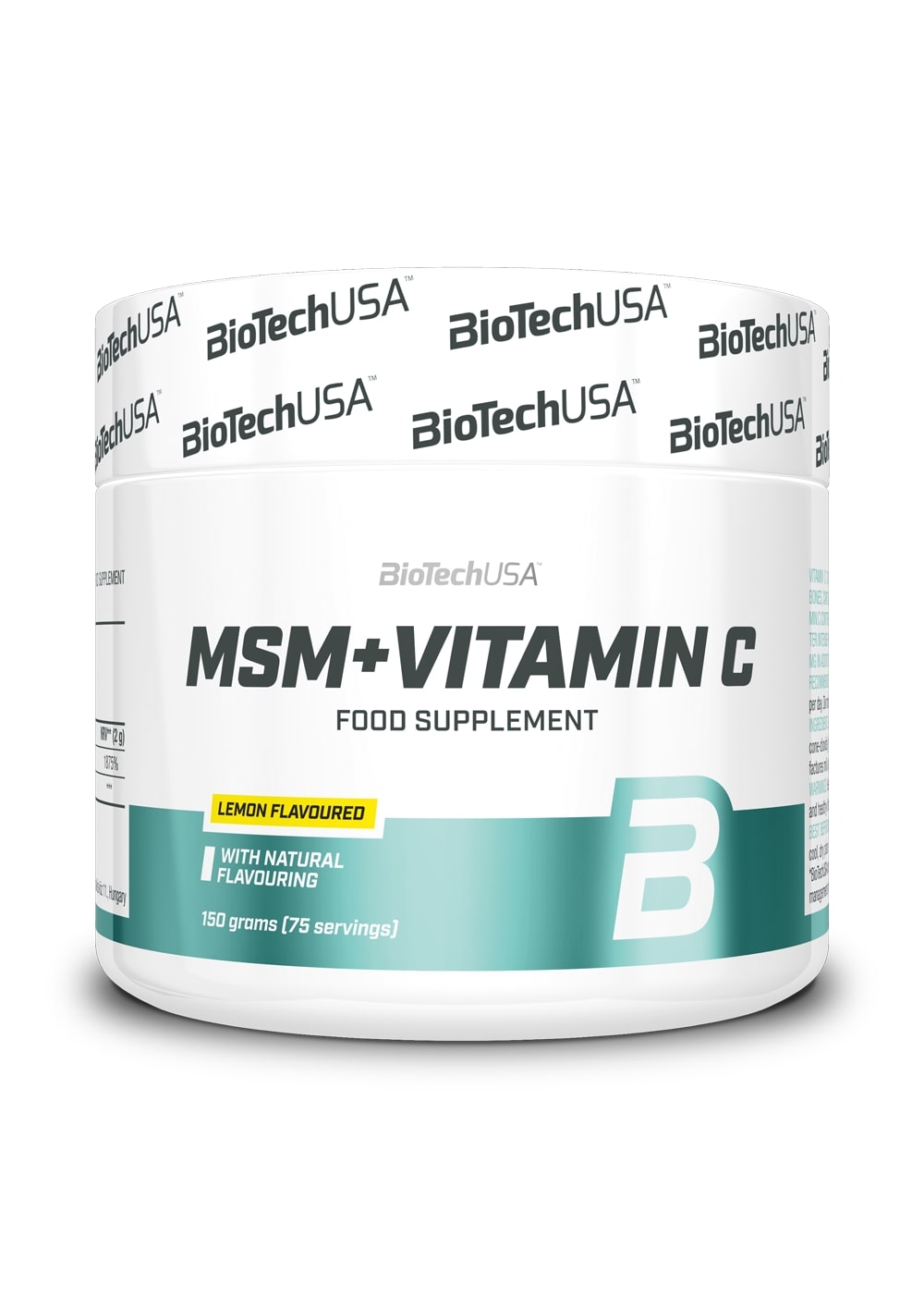 BioTechUSA MSM + C vitamīns, citrons - 150 grami