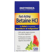 Enzymedica betaīna hidrohlorīds - 120 kapsulas