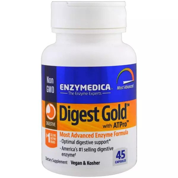Enzymedica Digest Gold ar ATPro - 45 kapsulas