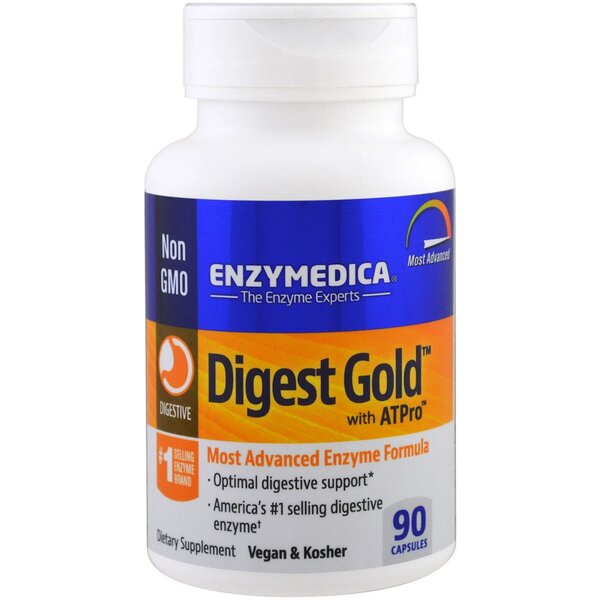Enzymedica Digest Gold ar ATPro - 90 kapsulas