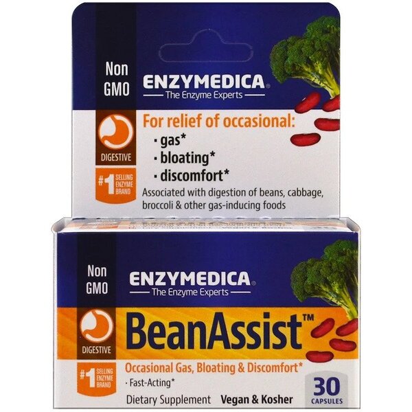 Enzymedica BeanAssist - 30 kapsulas