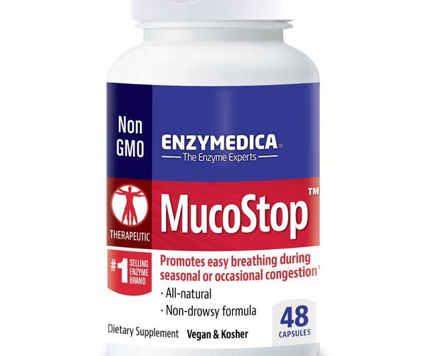Enzymedica MucoStop - 48 kapsulas – Herbora