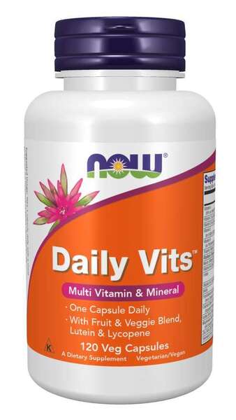 NOW Foods Daily Vitamīni - 120 kapsulas
