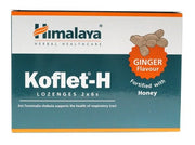Himalaya Koflet-H, Ginger - 12 pastilių