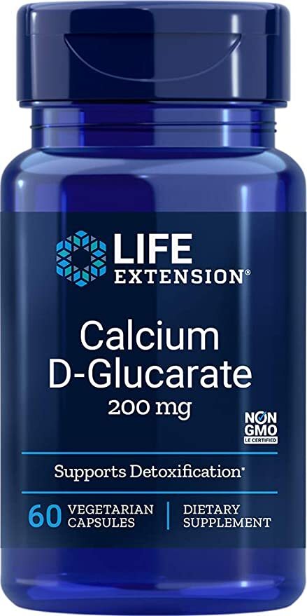 Maisto papildas Kalcis D-Glucarate, 200mg, 60 kapsulių