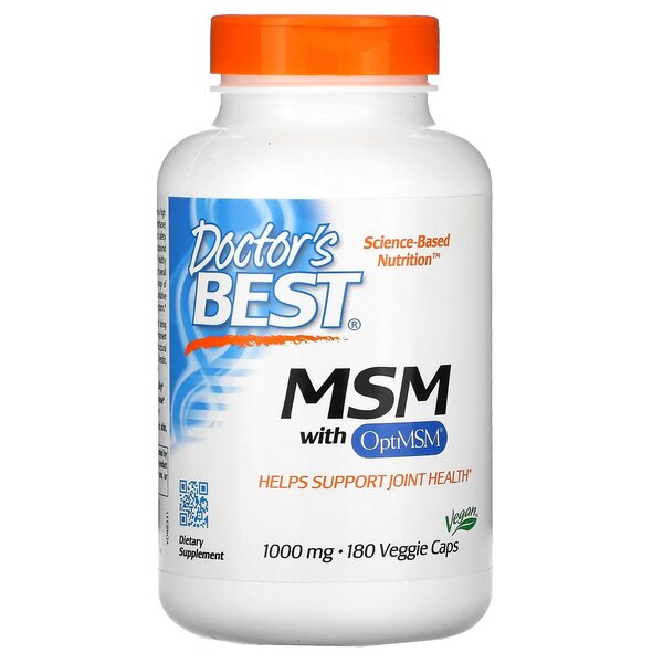 Doctor's Best MSM vegan kapsulės