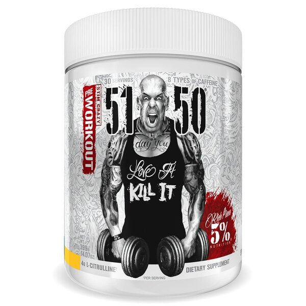Maisto papildas 5% Nutrition 5150 Legendary Series Tropical Rage, sporto papildas, treniruotėms
