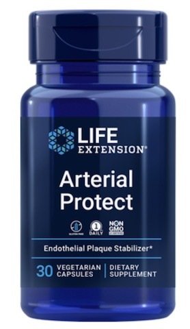 Life Extension Arterial Protect - 30 kapsulių, maisto papildas, sveikata