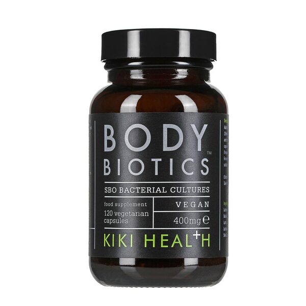 KIKI Health Body Biotics, 400mg - 120 kapsulių, maisto papildas sveikatai