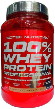 SciTec 100% Whey Protein Professional, Peanut Butter - 920 g, baltymų papildas