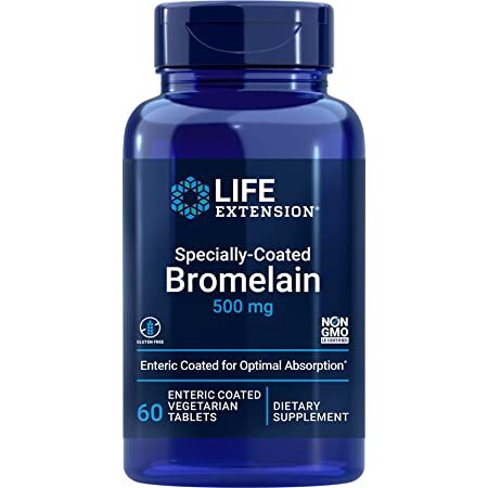 Maisto papildas Bromelain, 500mg, enterinė danga