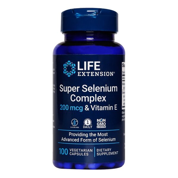 Life Extension Super Selenium Complex un E vitamīns - 100 kapsulas