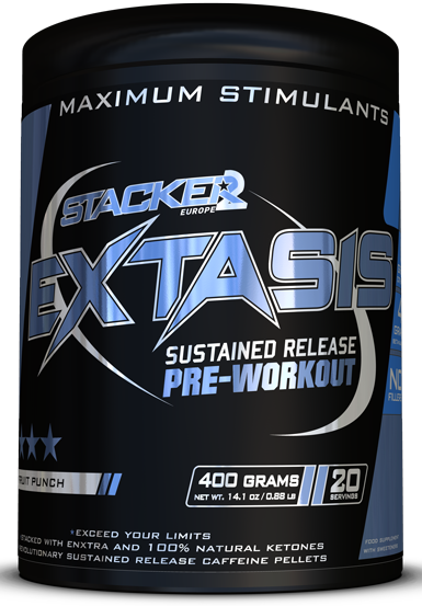 Maisto papildas Stacker2 Europe Extasis, Fruit Punch, 400 g
