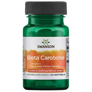 Swanson beta-karotīns (A vitamīns), 10 000 SV - 250 kapsulas