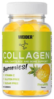 Weider Collagen, ananas skonių guminukai, odos ir sąnarių stiprinimui