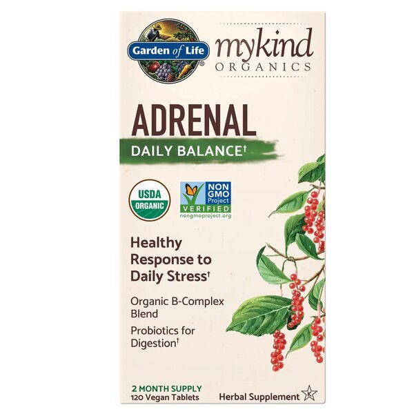 Veganų papildas Adrenal Daily Balance