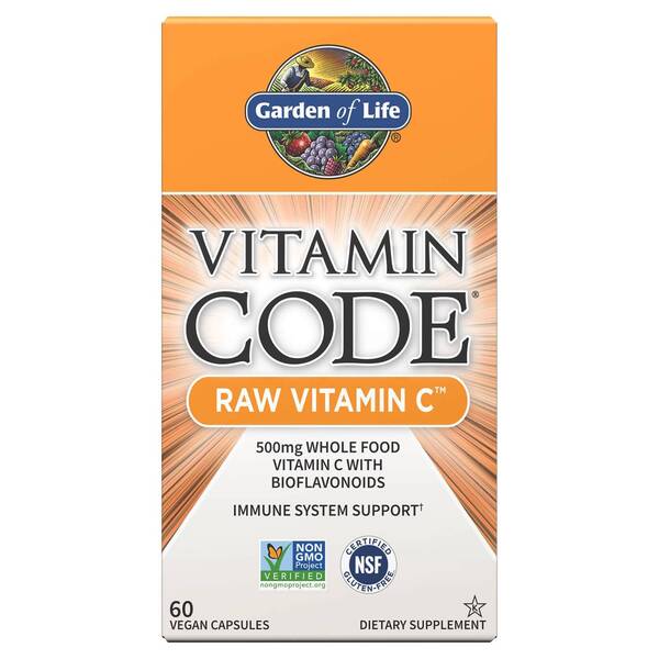 Garden of Life Vitamin Code Raw Vitamin C - 60 kapsulių