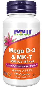 Maisto papildas Mega D-3 & MK-7 kapsulės