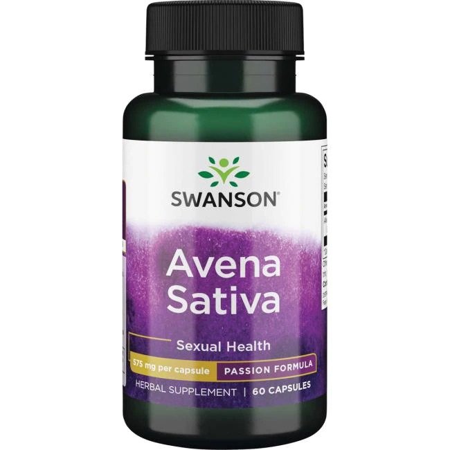 Swanson Avena Sativa maisto papildas kapsulės