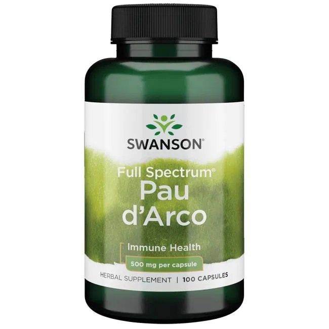 Swanson Pau d'Arco kapsulės sveikatai