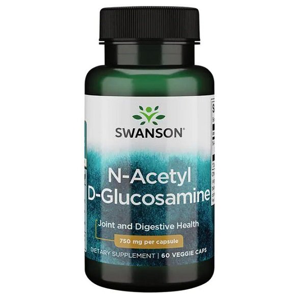 Swanson N-Acetyl D-Glucosamine, 750mg - 60 kapsulių