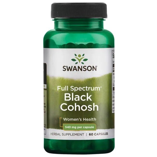 Swanson Black Cohosh kapsulės sveikatai