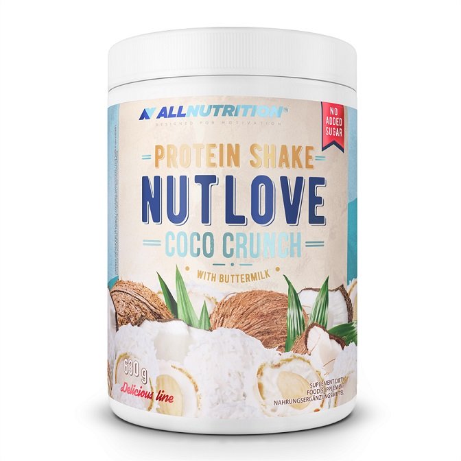 Allnutrition Nutlove proteīna kokteilis, Coco Crunch - 630 grami