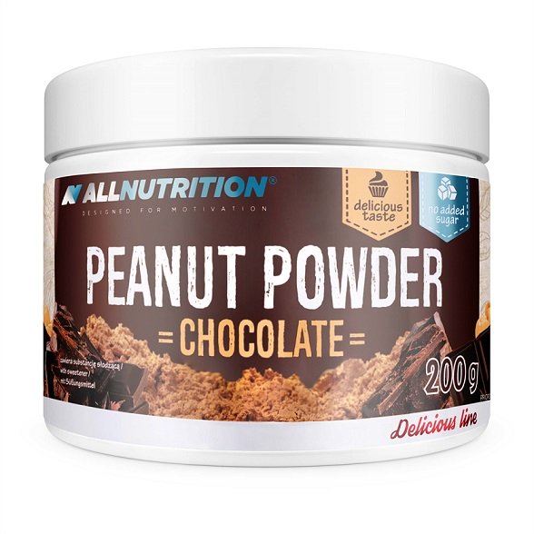 Allnutrition žemės riešutų milteliai šokolado skonio, 200 g