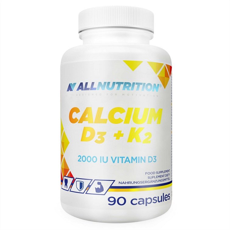 Allnutrition kalcijs D3 + K2 - 90 kapsulas