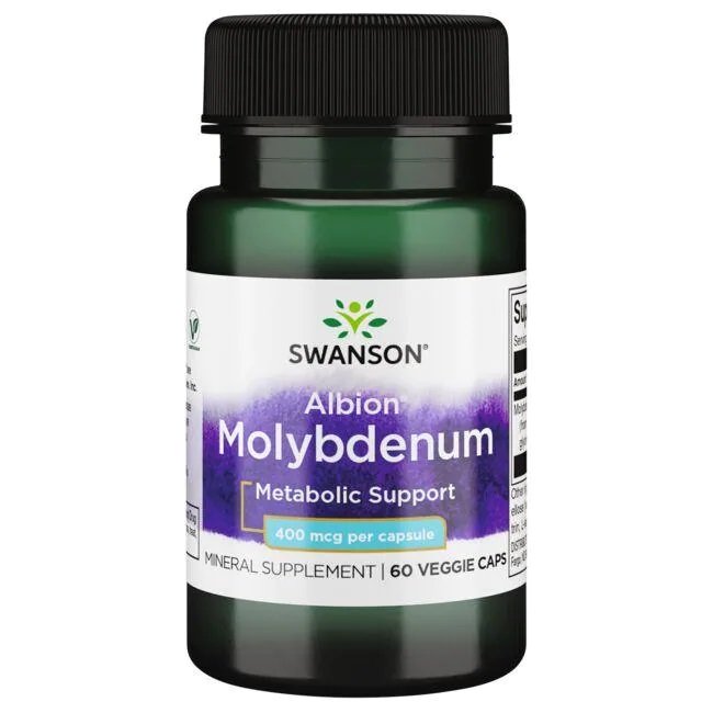 Swanson Albion Molybdenum maisto papildas kapsulės