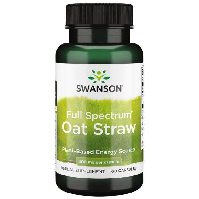 Swanson Oat Straw maisto papildas kapsulės