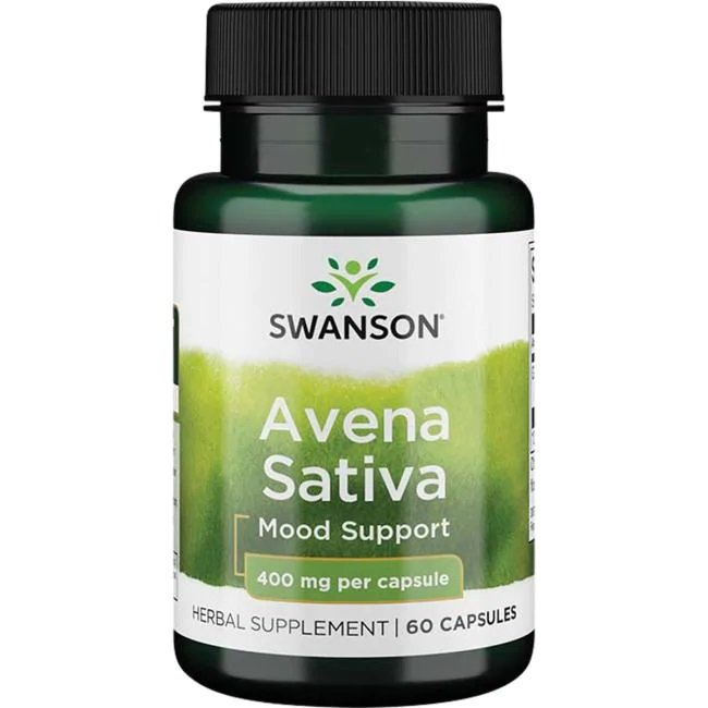 Swanson Avena Sativa kapsulės sveikatai