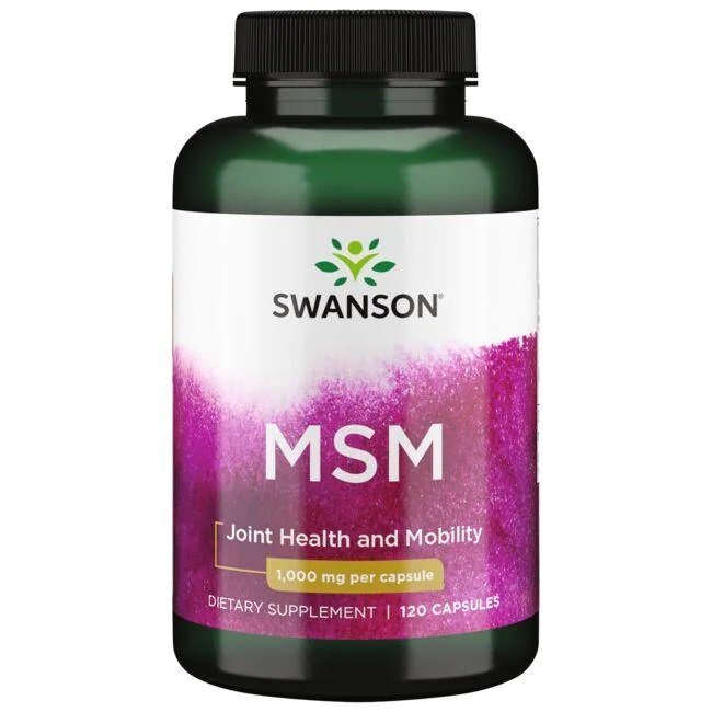 Swanson MSM, 1000 mg - 120 kapsulas