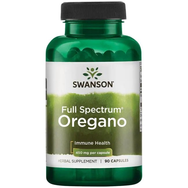 Swanson oregano kapsulės sveikatai