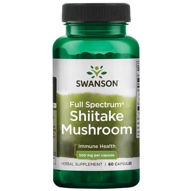 Swanson Shiitake grybas kapsulės