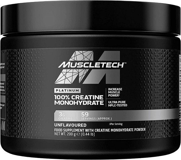 Kreatino papildas MuscleTech Platinum 100% Creatine Monohydrate 200g