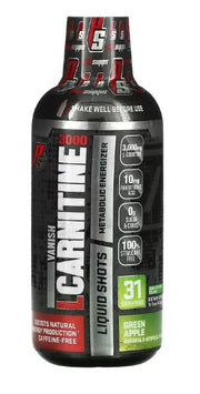 ProSupps L-Carnitine 3000, Green Apple - 473 ml, maisto papildas, lieknėjimo ir energijos skatinimo