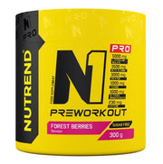 Nutrend N1 Pro Pre-Workout Forest Berries 300g maisto papildas