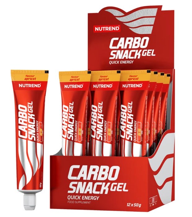 Nutrend Carbo Snack gel, apelsinų skonio, 12 vnt., 50g