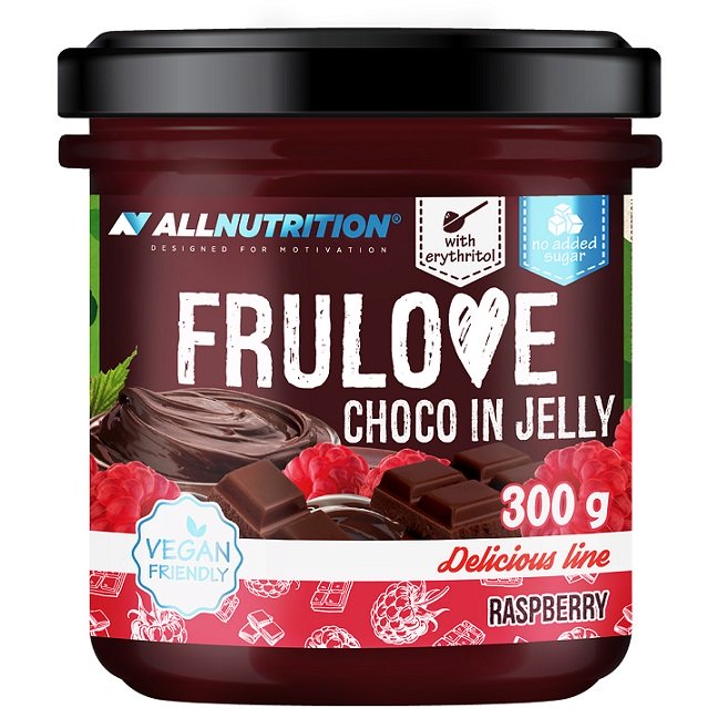 Allnutrition Frulove Choco In Jelly, Raspberry - 300 g