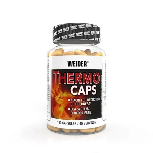Weider Thermo Caps - 120 kapsulių svorio kontrolės papildas