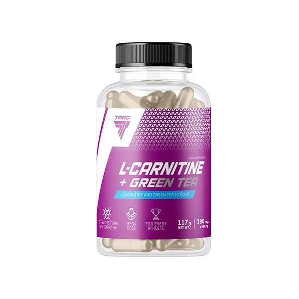L-Carnitine + Green Tea kapsulės sporto papildas