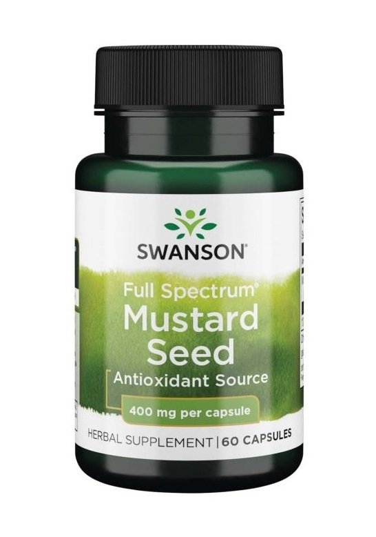 Swanson garstyčių sėklų maisto papildas kapsulėse