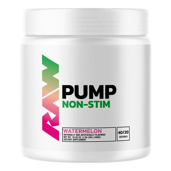 Raw Nutrition Pump Non-Stim arbūzo skonio maisto papildas