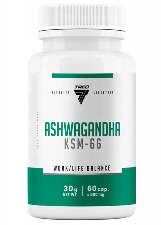Trec Nutrition Ašvaganda KSM-66, 500 mg - 60 kapsulas