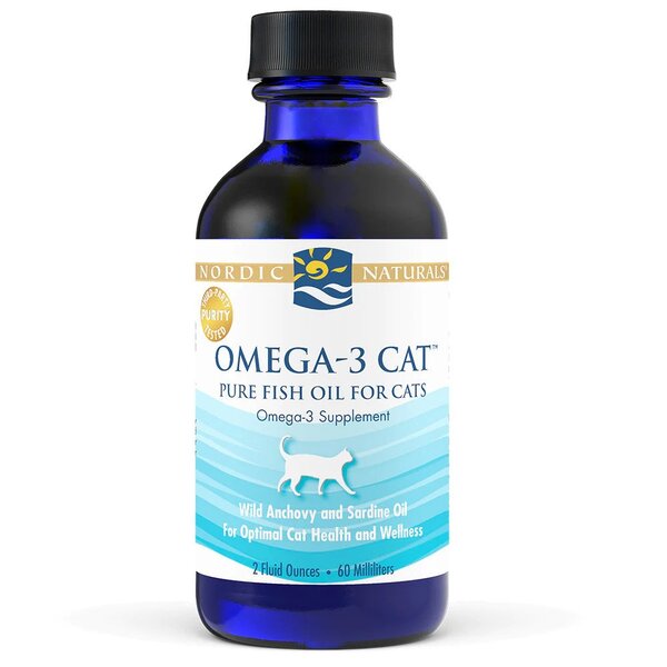 Nordic Naturals Omega-3 kaķiem - 60 ml.